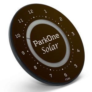 ParkOne Solar elektronisk p-skive fra Skomø – solcelledrevet og lovlig
