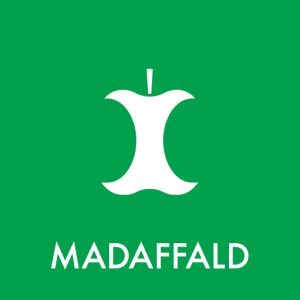 Madaffald-skilt fra Skomø – tydelig skiltning til korrekt sortering af madaffald.