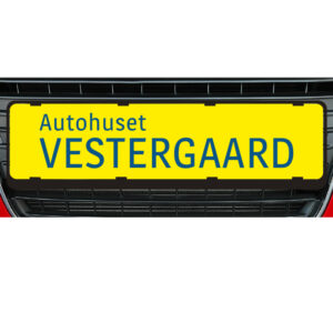 Autohuset Vestergaard/Dekopla. Gul /1 farve
