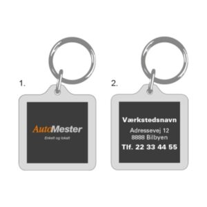 AutoMester Nøglevedhæng Acryl