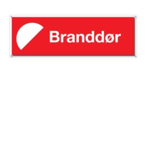 Branddørsskilt