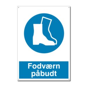 "Fodværn påbudt"