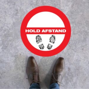 Gulvfolie Hold afstand Ø40