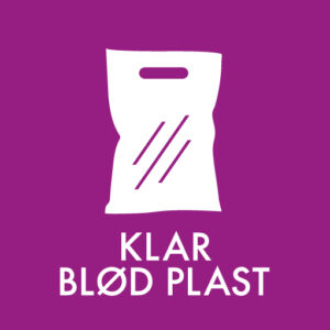 Klar blød plast