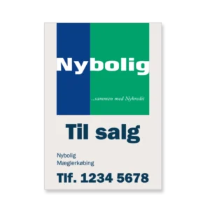 Til Salg-Folieklæber - udvendig