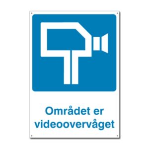 "Området er video-overvåget"
