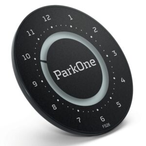 ParkOne 2 - Carbon black m/eget logo