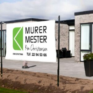 Storformat banner til friluftmontering