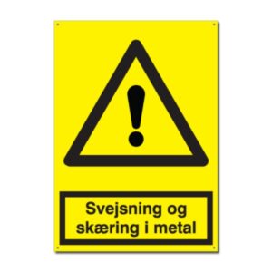 "Svejsning og skæring i metal"