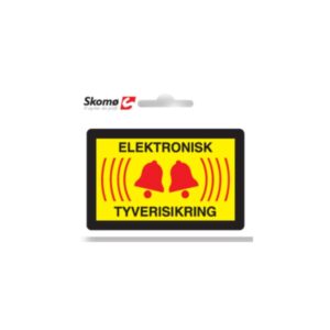 Tyverisikring, firkantet á 10 ark