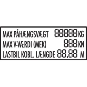 Vægttavler til lastbiler