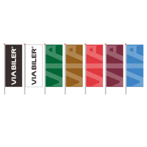 Flag 1,2x3 m - VIA BILER