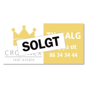 XL Solgt-Klæber 60 x 20 cm - Hvid