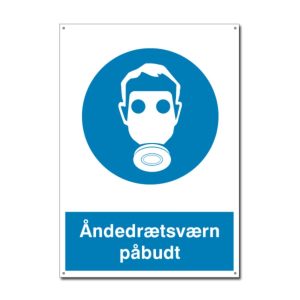 "Åndedrætsværn påbudt"