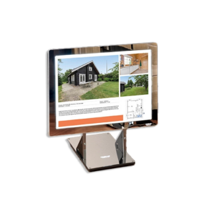 LEDMAG Bordstander A3 – Enkeltsidet med LED-oplyst ramme