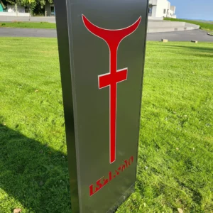 Pylon 90x300 cm uden lys – med kundens eget design