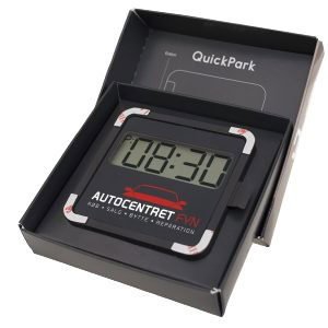Quickpark – elektronisk p-skive i diskret design