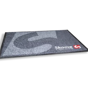 Reklamemåtte med gummikant – Skræddersyet til dine behov
